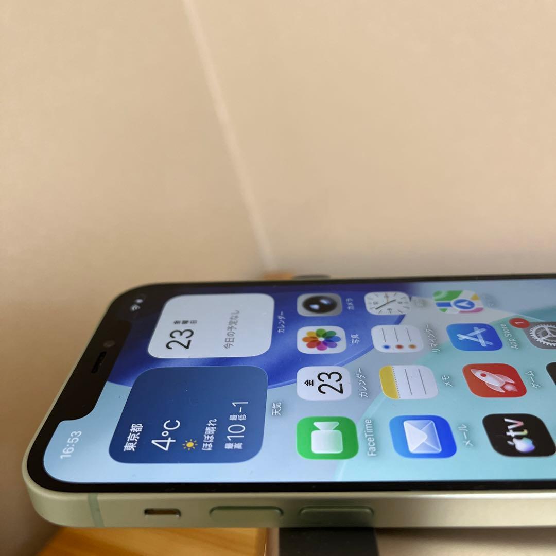 バッテリー86%美品！iPhone12 グリーン256G シムフリー