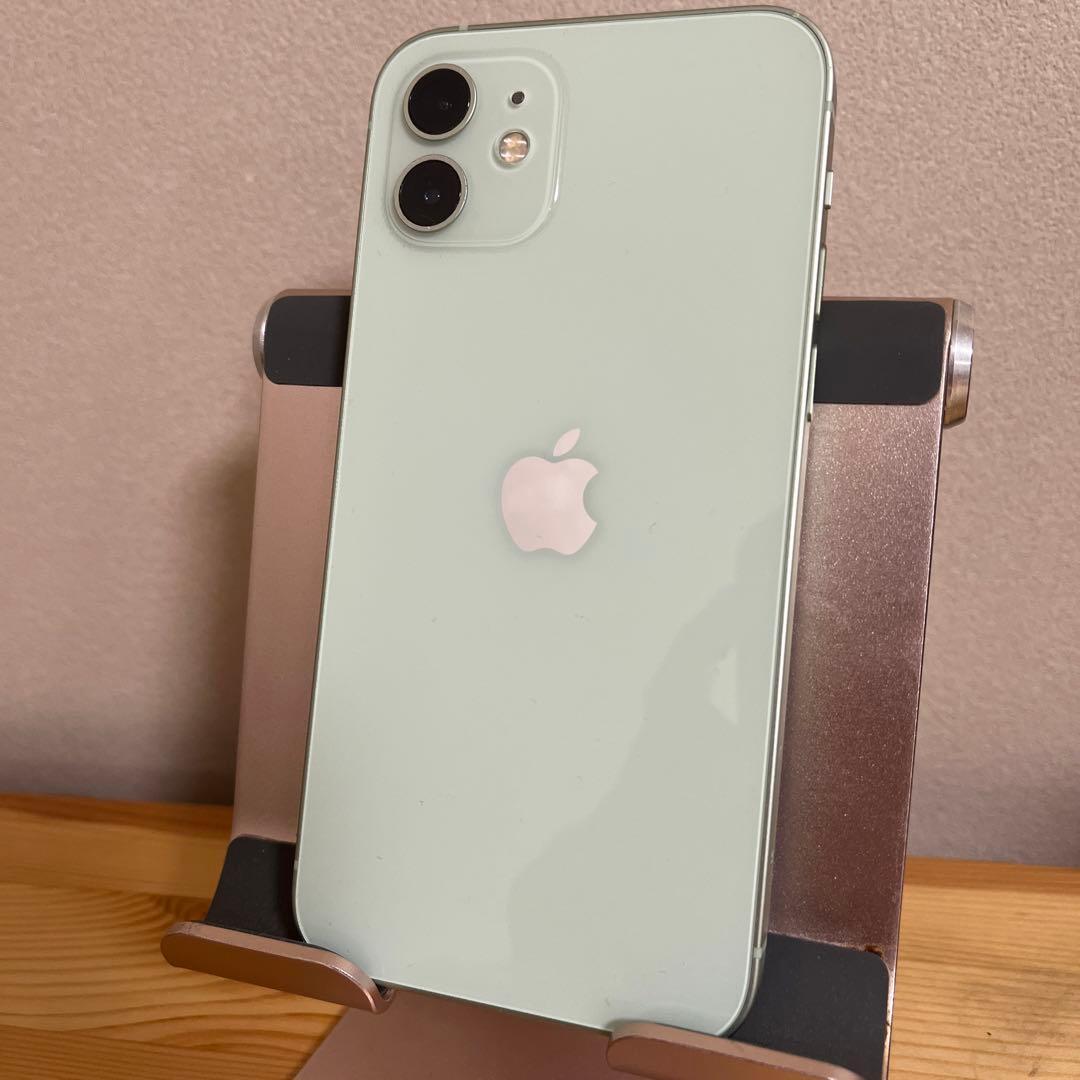 バッテリー86%美品！iPhone12 グリーン256G シムフリー