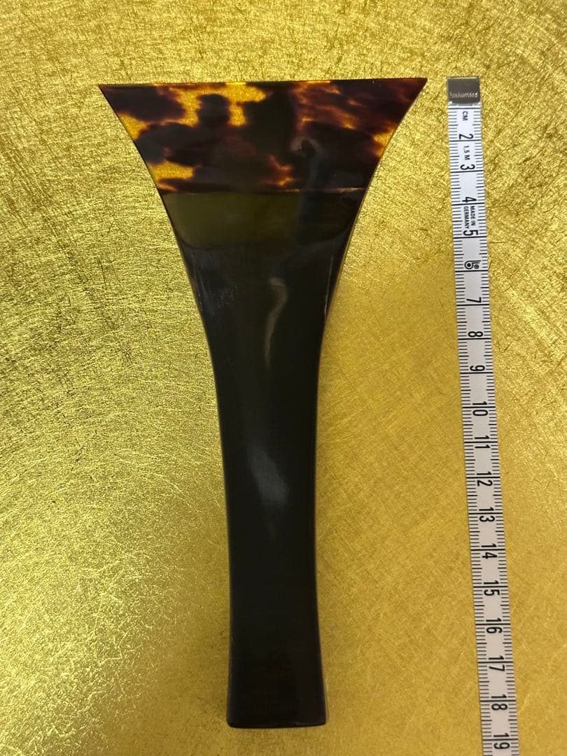 ⟡.·りんりん⟡.·●三味線撥●黒水牛 鼈甲 美品