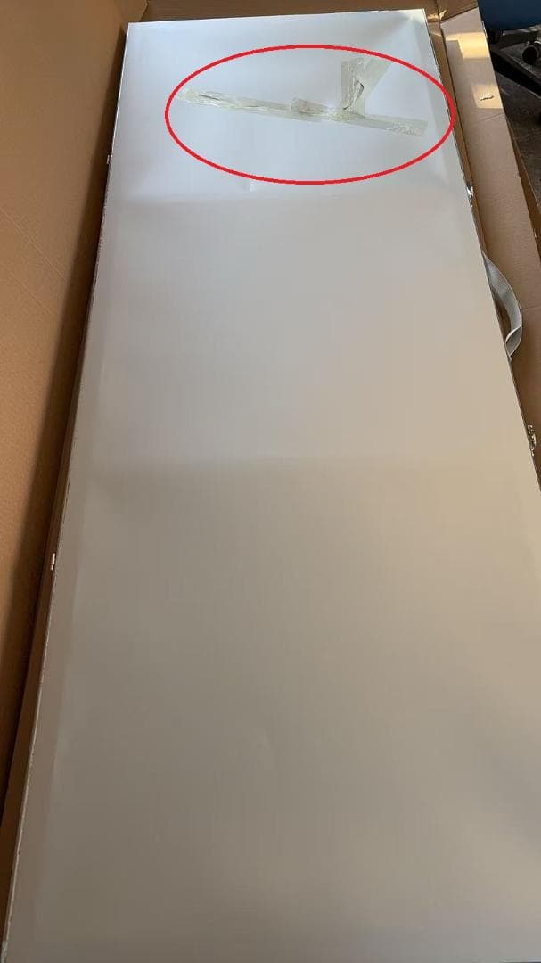 【中古】折り畳み 割れない鏡 ダンスミラー 60cmx2枚 銀 2番