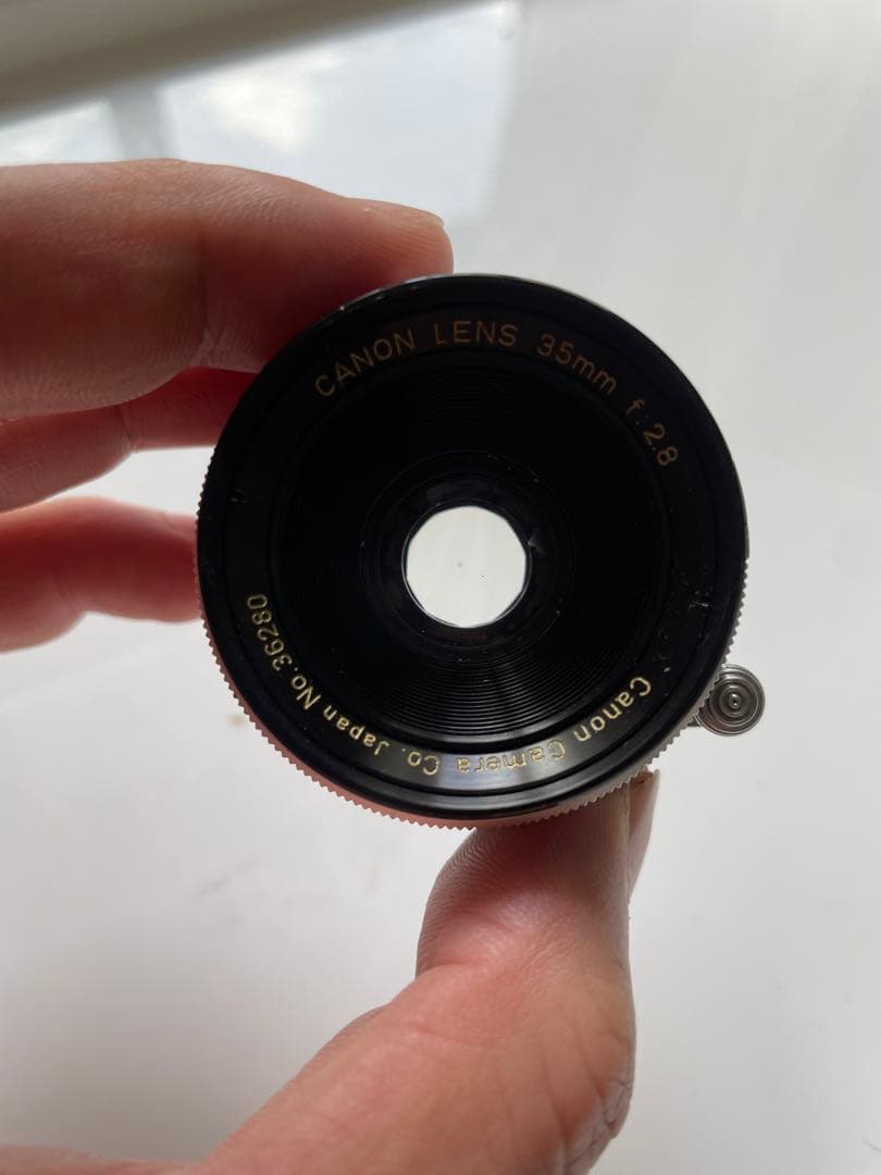 完動品Canon 35mm f/2.8 LTM L39 レンズ