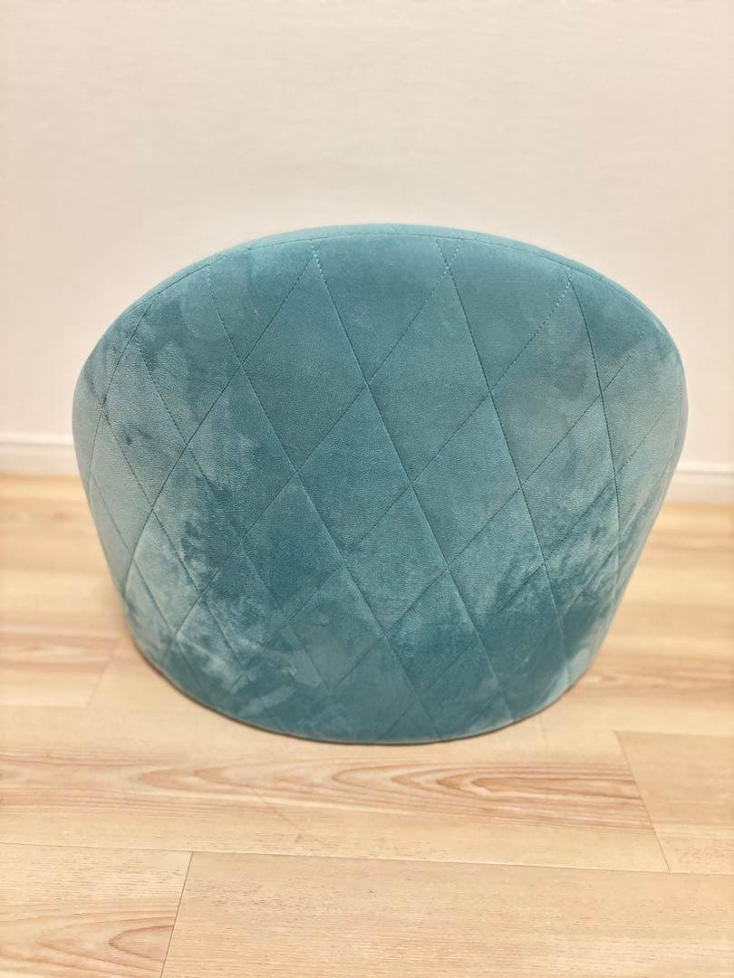 ロウロウヤ LOWYA ベロア調 一人掛けローソファ 座椅子　2個セット