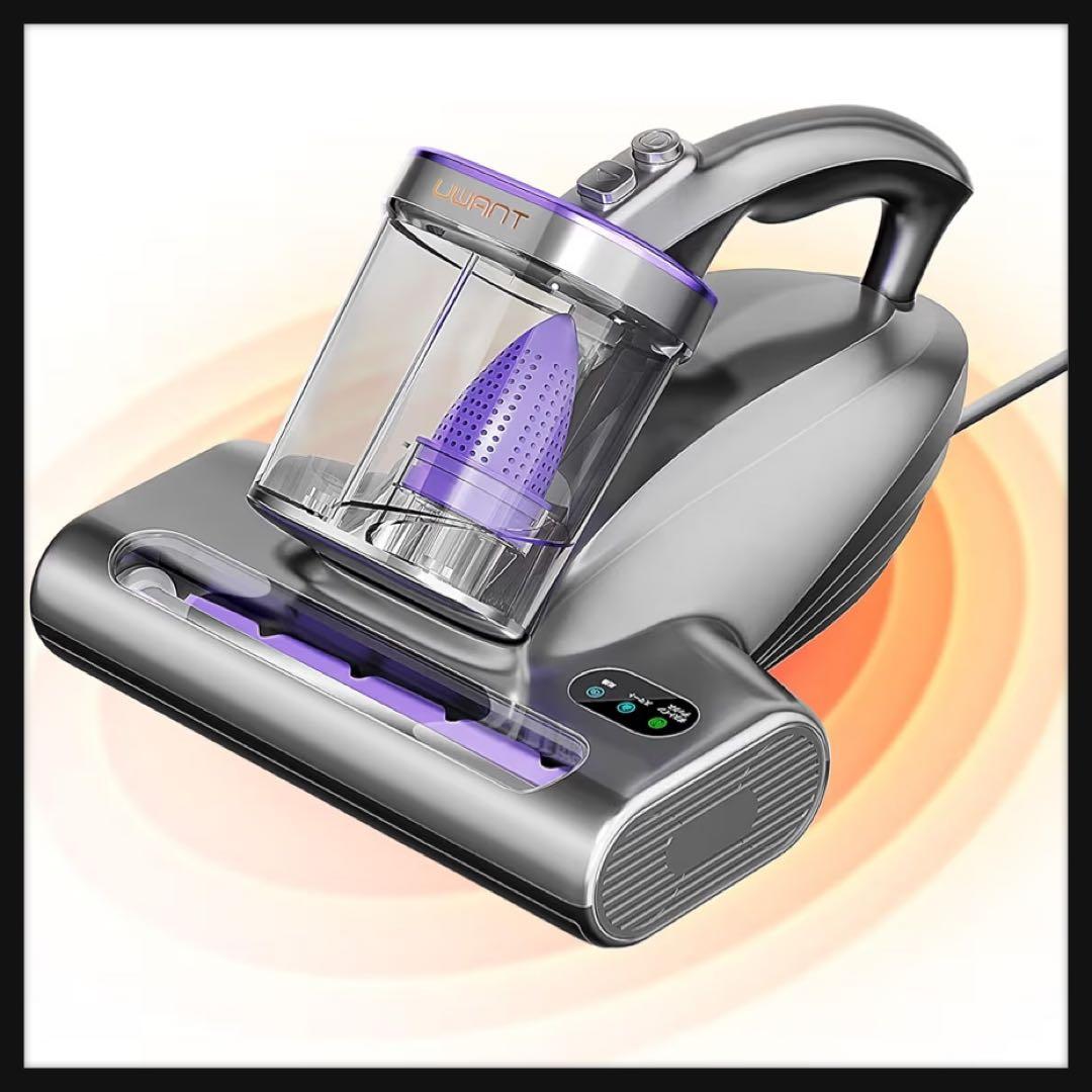 メロンパン❣️布団クリーナー 布団掃除機 18KPa強力吸引 65℃熱風乾燥