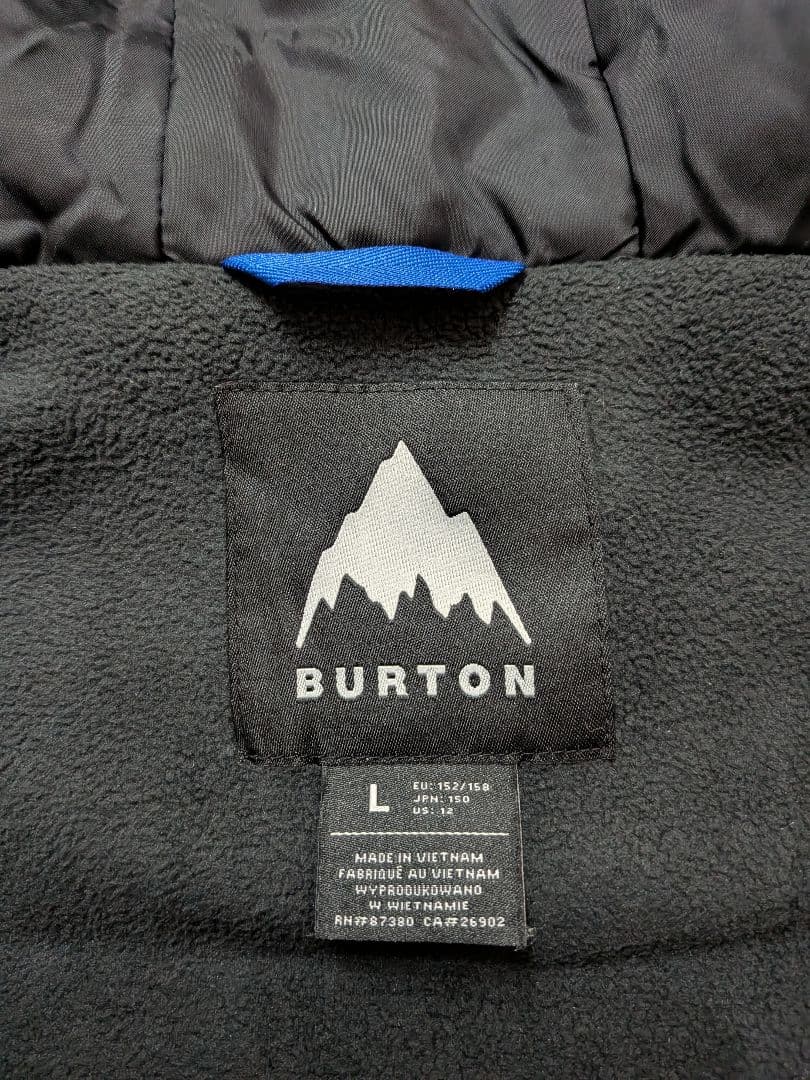 BURTON スノーウェア 上下 キッズ L 150cm 赤 迷彩