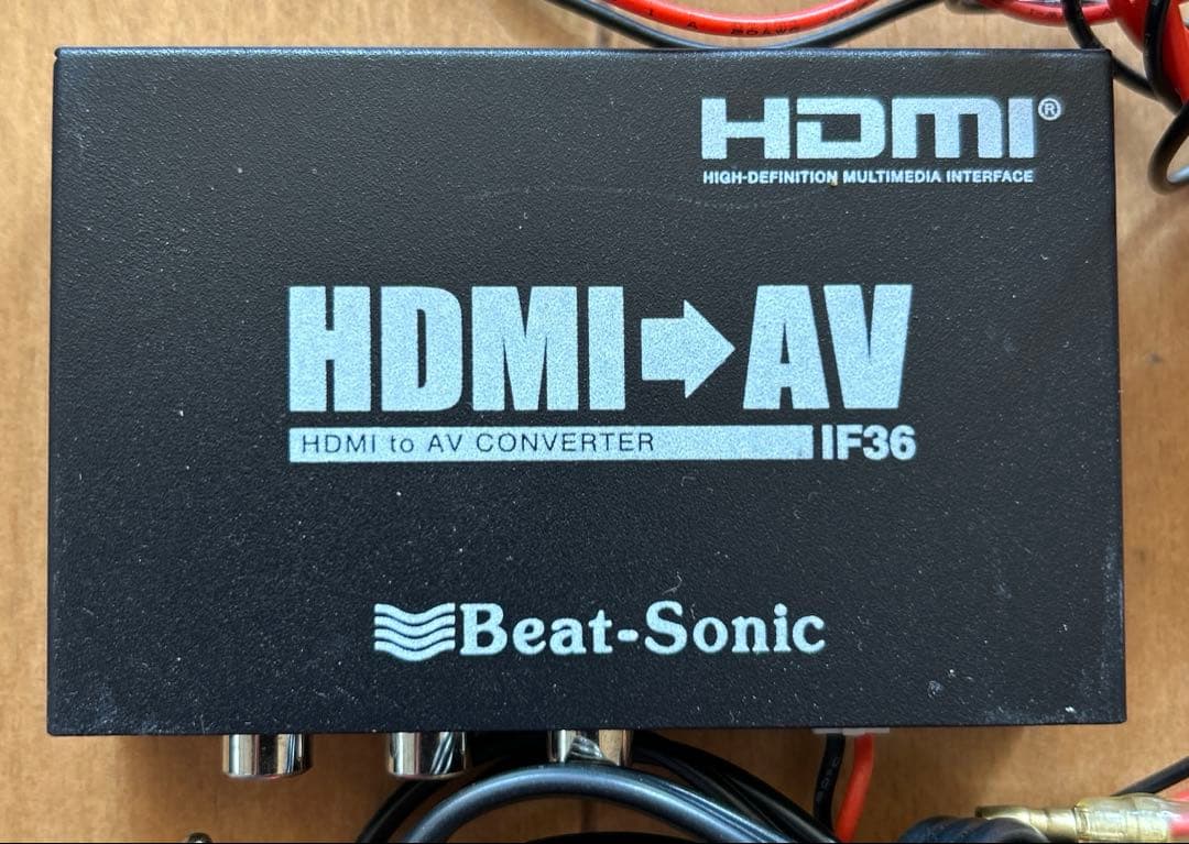 G*Y様 ビートソニック　トヨタディスプレイオーディオHDMI、RCA ミラーリ