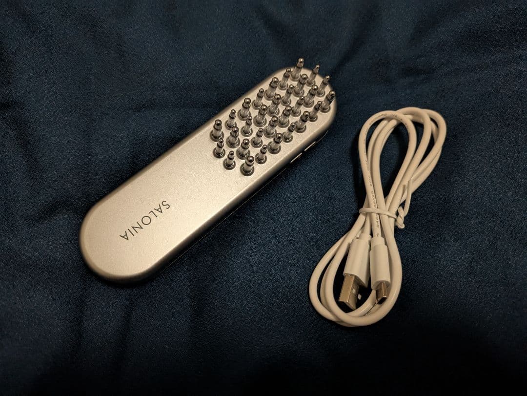 【ほぼ未使用】SALONIA 電気ブラシ 充電ケーブル付