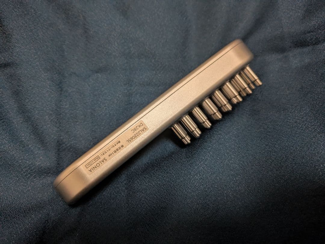 【ほぼ未使用】SALONIA 電気ブラシ 充電ケーブル付