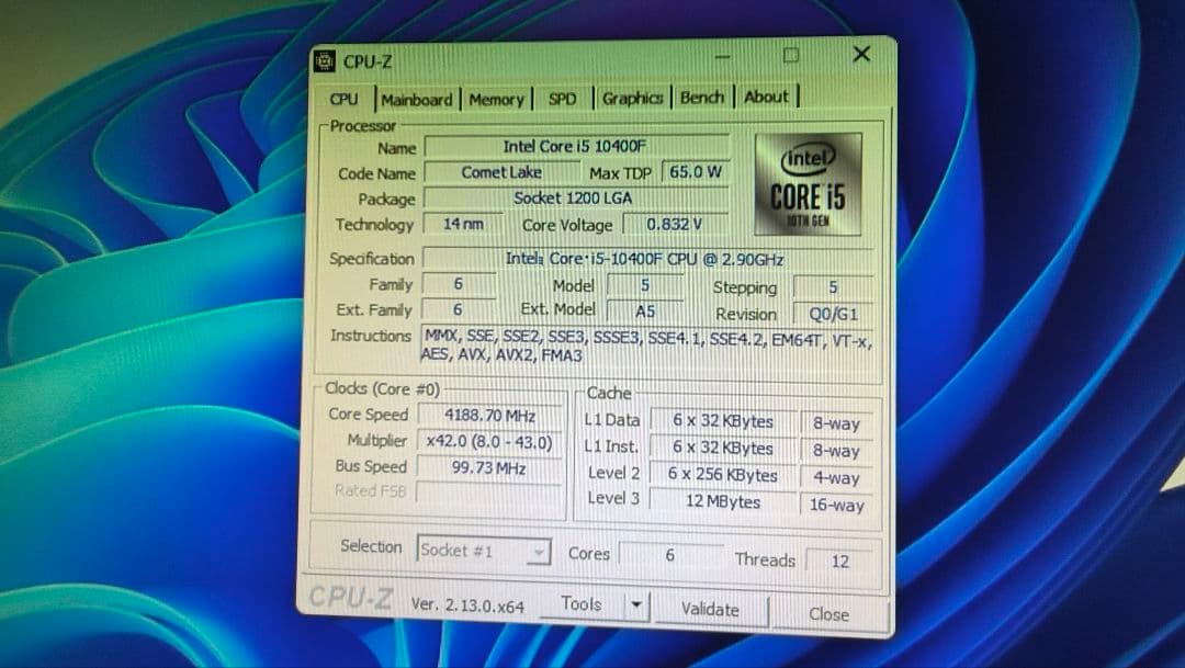 core i5 10400F 10400 まとめ売り動作確認済み