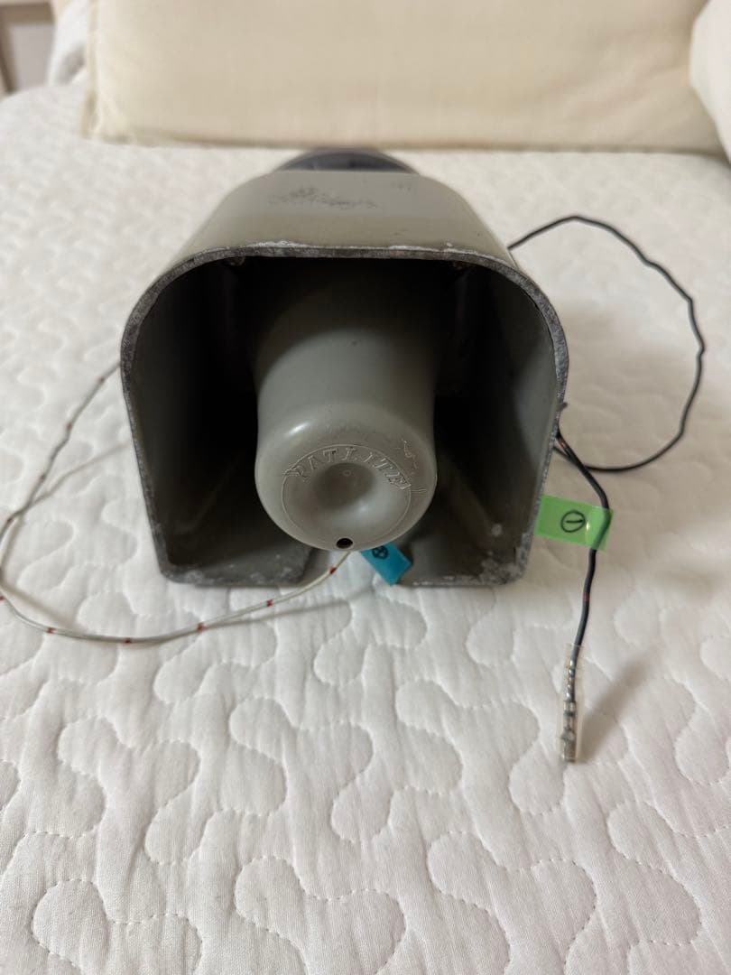 パトライト製 SAP-500BZ シガー加工済　サイレンアンプセット