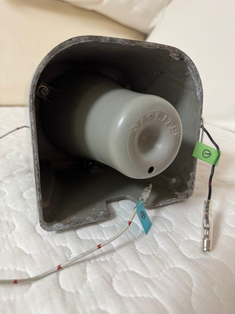 パトライト製 SAP-500BZ シガー加工済　サイレンアンプセット