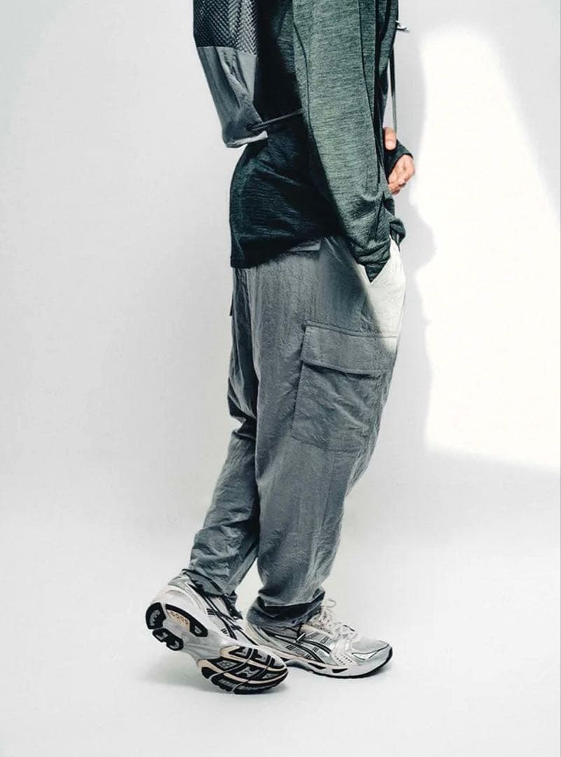 パンツ charbon LIMONTA NYLON CARGO LONG PANTS