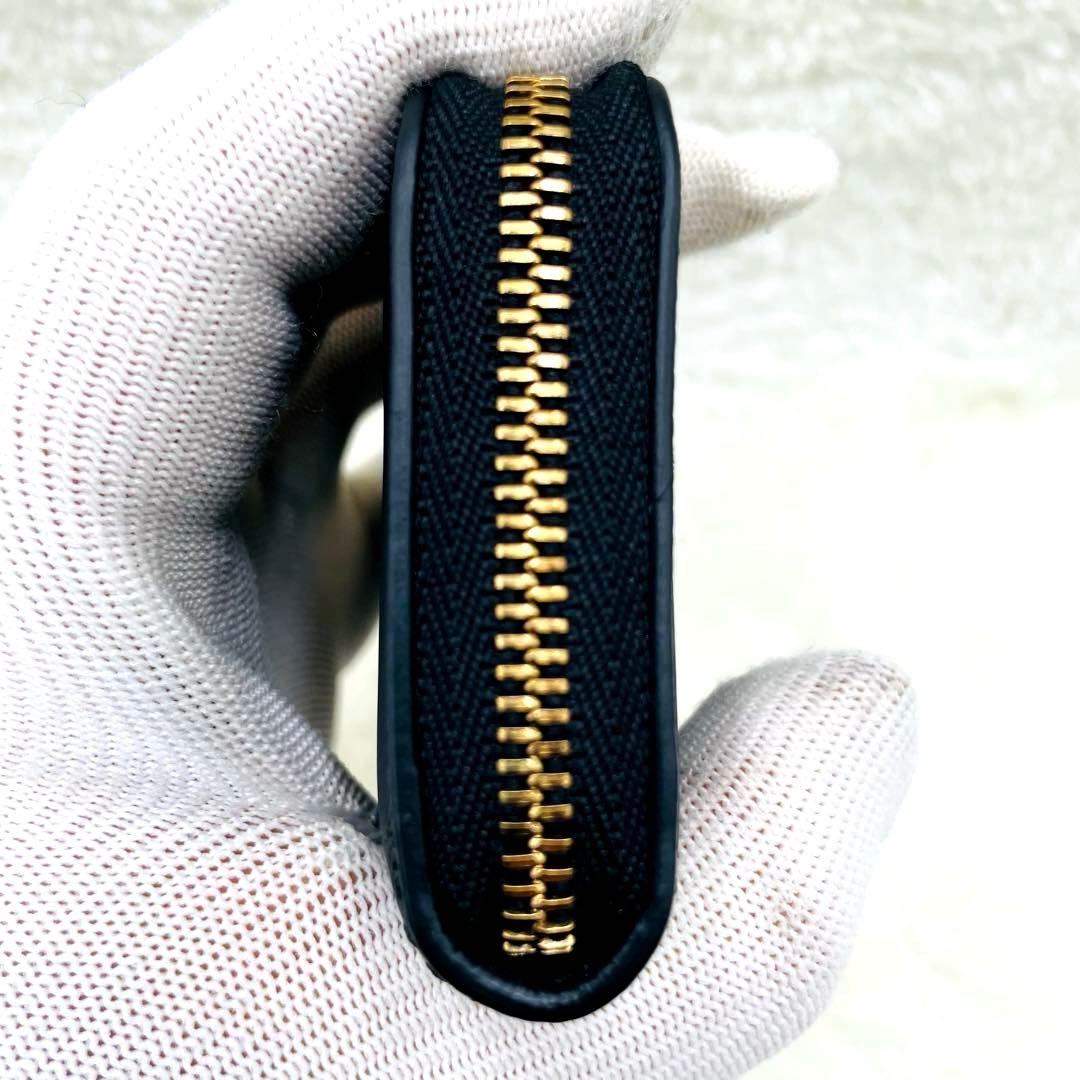 未使用級 バーバリー 財布 ケース ラウンドファスナー ブラック 付属品有