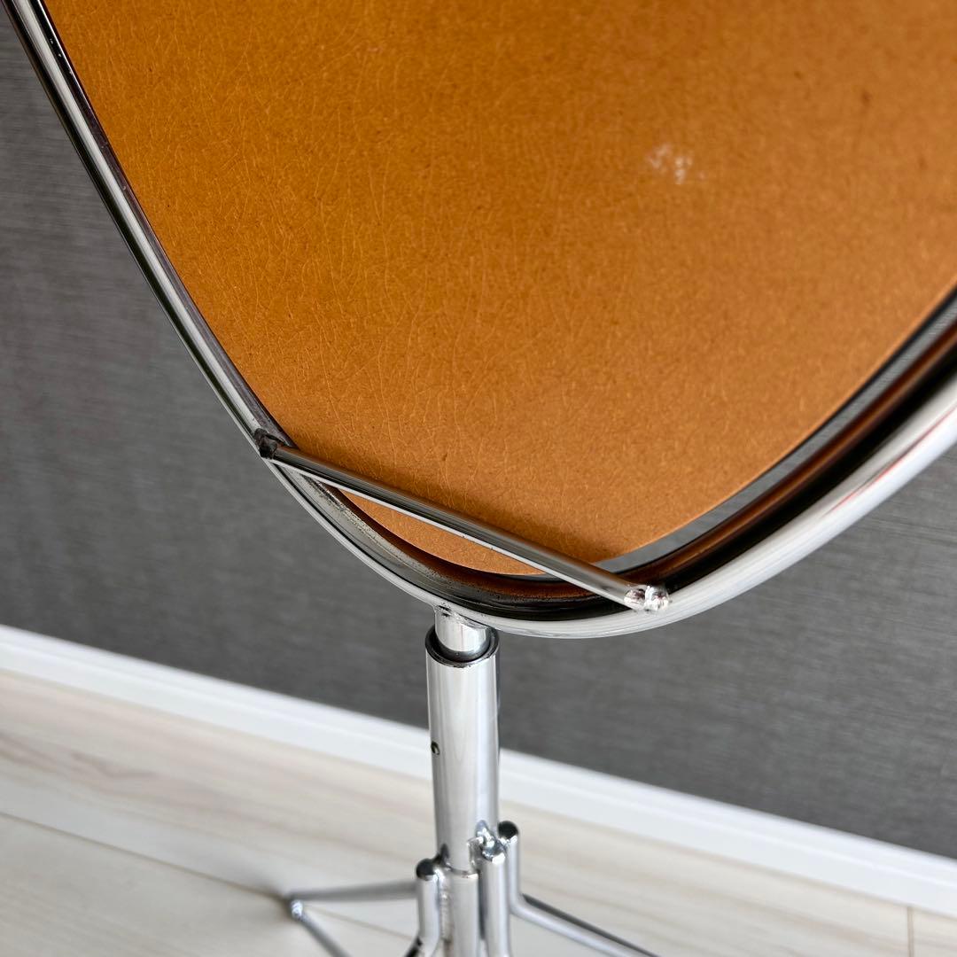 【80s】アスプルンド　アロー　スタンドミラー　全身鏡　オーバル　スペースエイジ