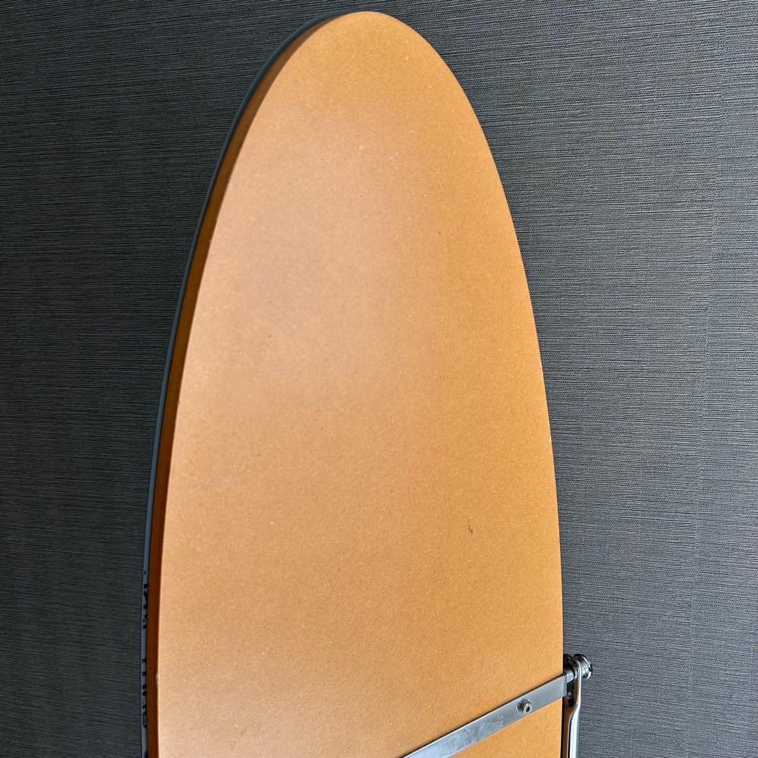 【80s】アスプルンド　アロー　スタンドミラー　全身鏡　オーバル　スペースエイジ