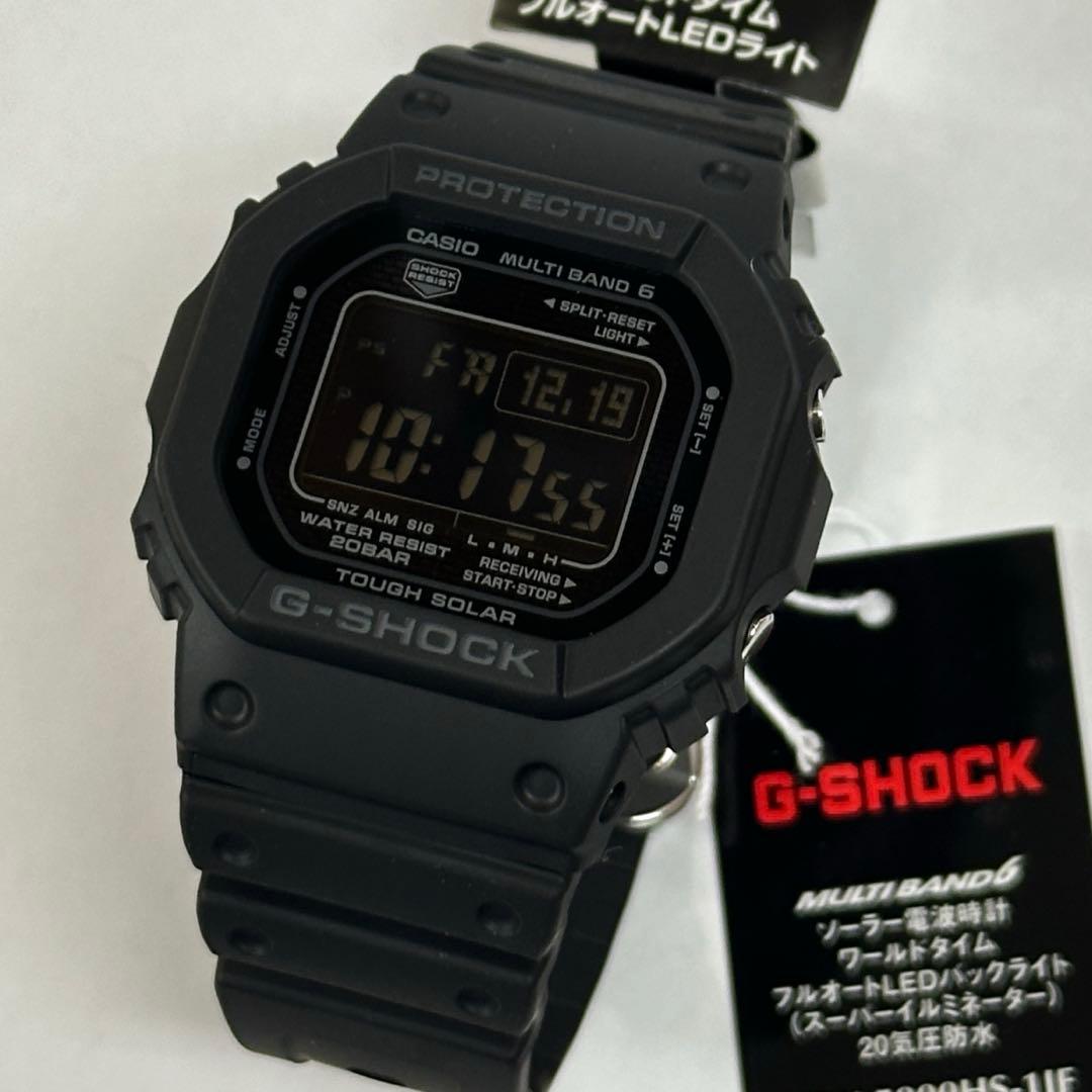 新品未使用　日本製　国内正規品G-SHOCK GW-5000HS-1JFブラック