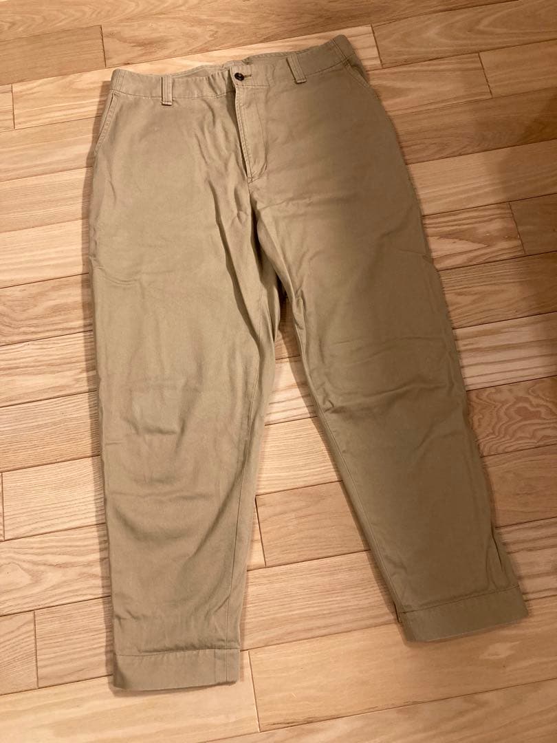 PORTER CLASSIC ベージュ チノパン BING CHINO