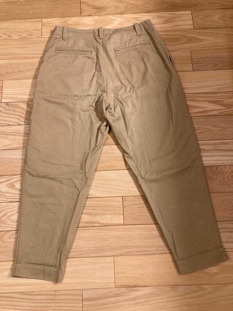 PORTER CLASSIC ベージュ チノパン BING CHINO