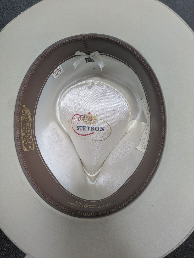 STETSON 4X BEAVER Open road　59cm シルバーベリー