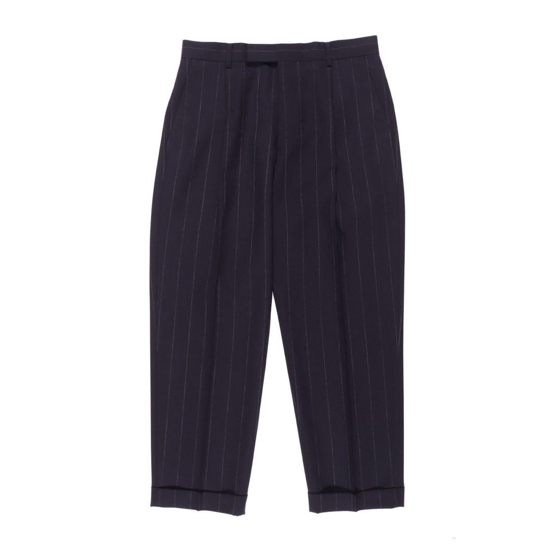 パンツ 24 WACKO MARIA STRIPED PLEATED TROUSER