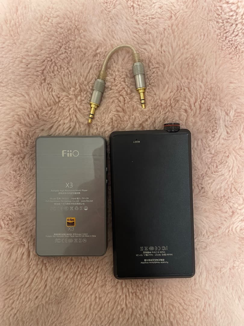 FIIO X3 Mark II + FIIO ポータブルヘッドホンアンプ セット