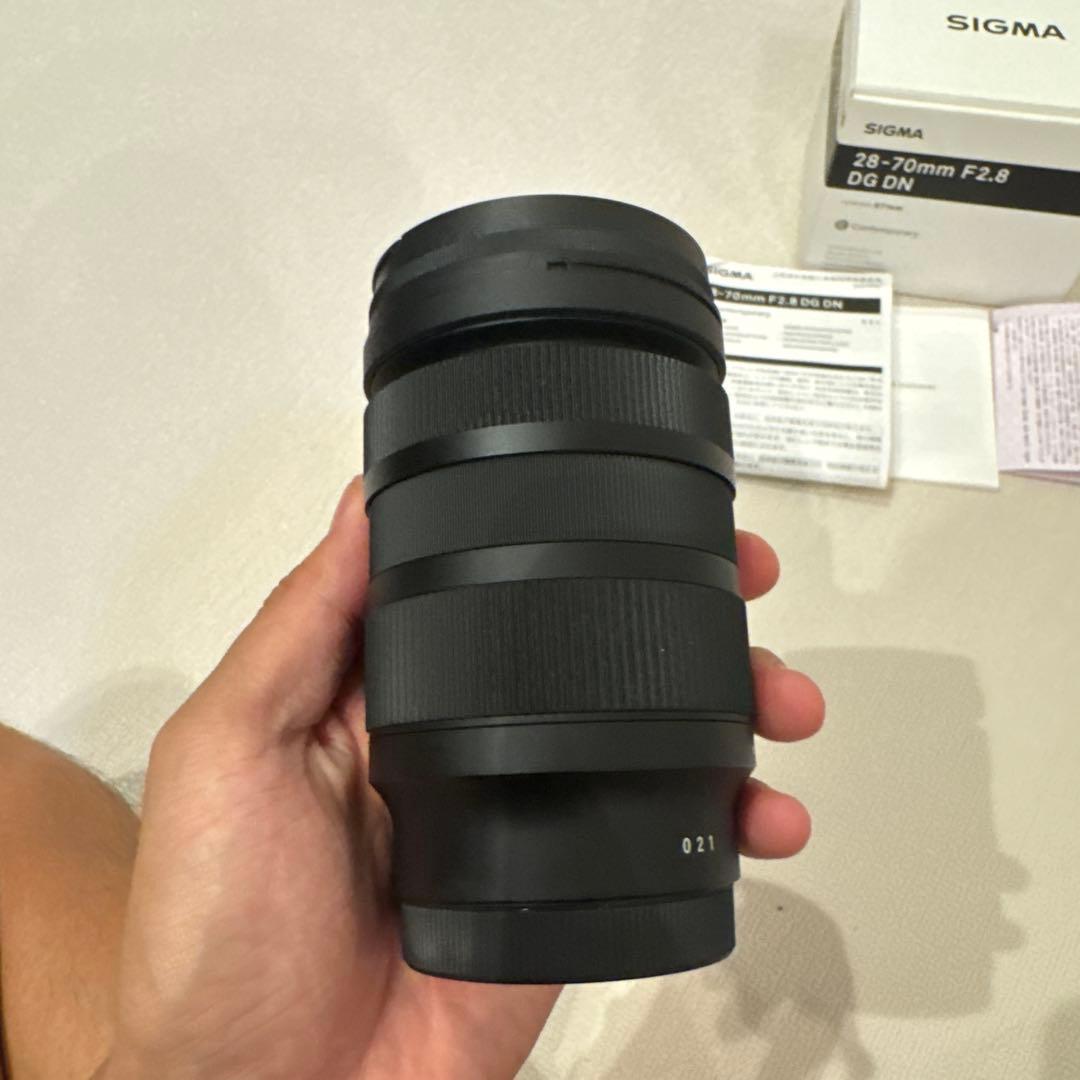 SIGMA 28-70mm F2.8 DG DN フィルター付き　SONY e