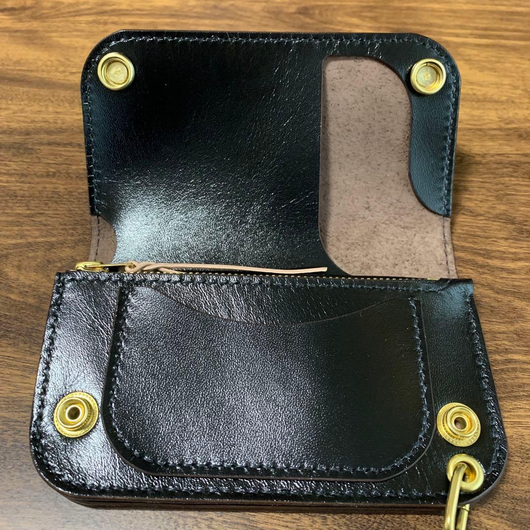 トラッカーウォレット　ミドル　クロスコンチョ