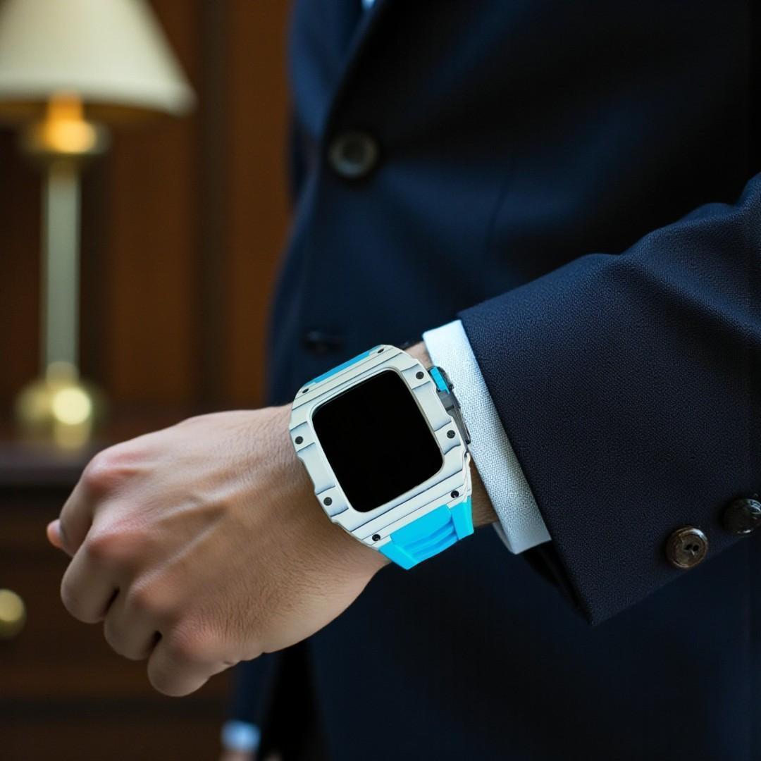 【特別価格】Applewatch Case Carbon R 44 45