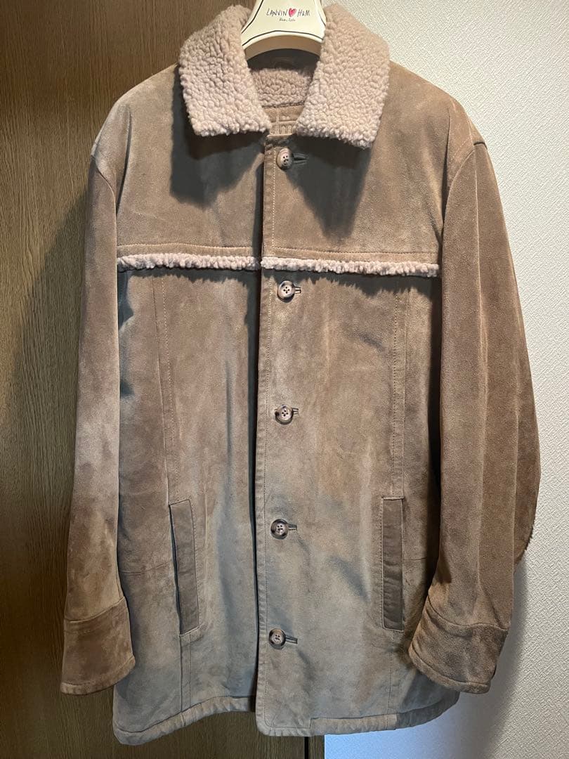 Stussy ステューシー スエード ランチジャケット カーコート レザー M