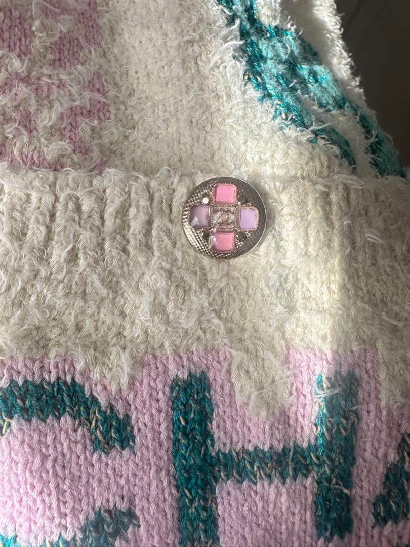 CHANEL カーディガン エクリュ 40 ベルト無し