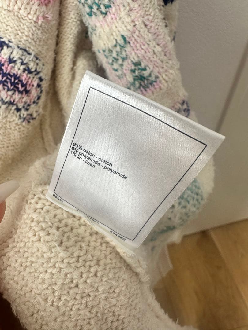 CHANEL カーディガン エクリュ 40 ベルト無し