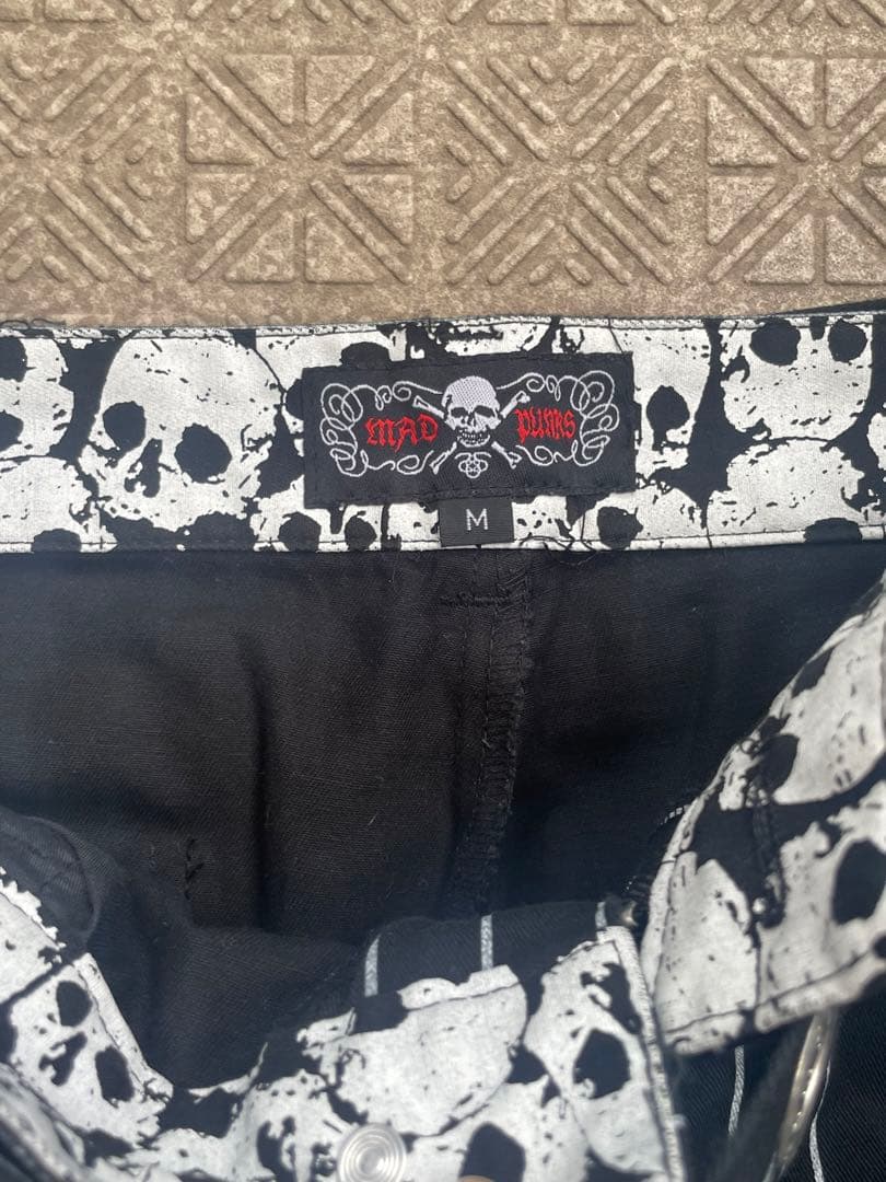 パンツ Y2K MAD PUNKS gimmick lace cargo pants