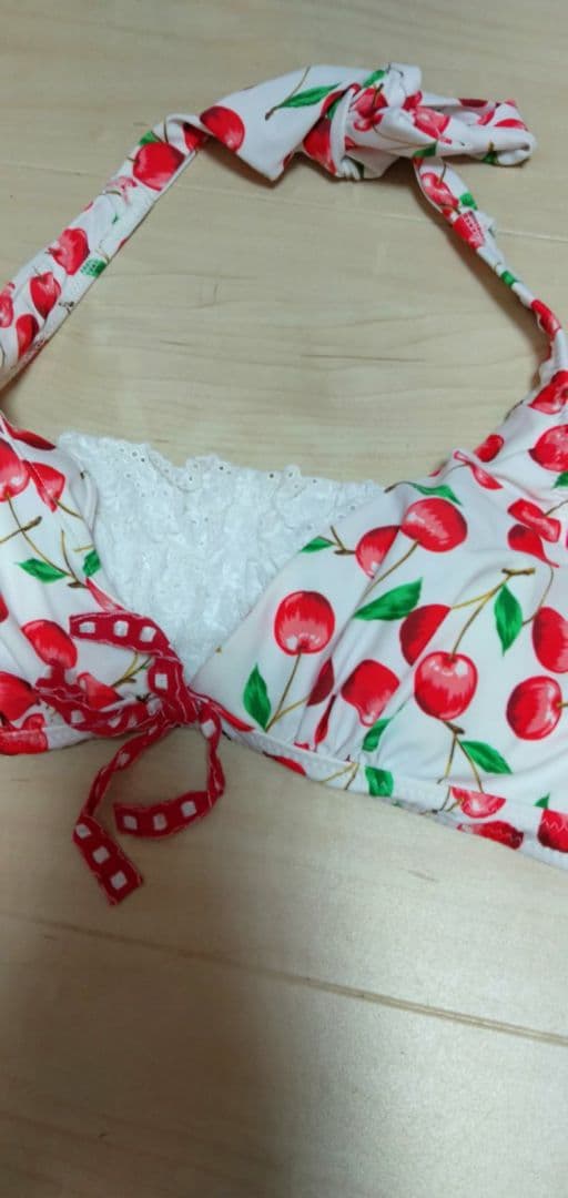 PEAK&PINE チェリー柄 水着 ビキニ セパレート さくらんぼ