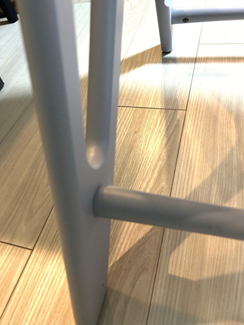 大和屋　yamatoya アッフルチェア　ソフトラベンダークッション付き