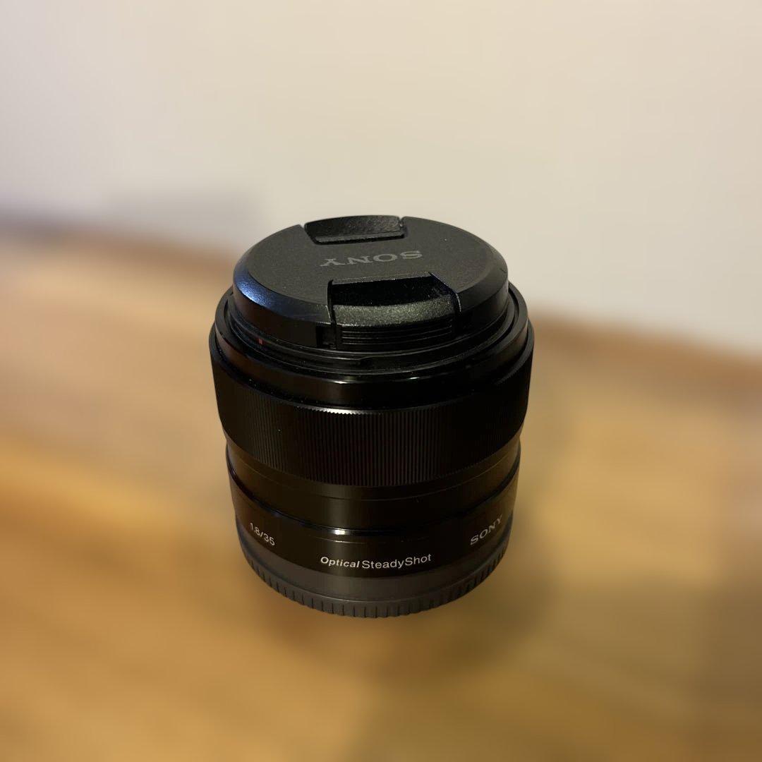 SONY E35mm F1.8 OSS レンズ　プロテクトフィルター付