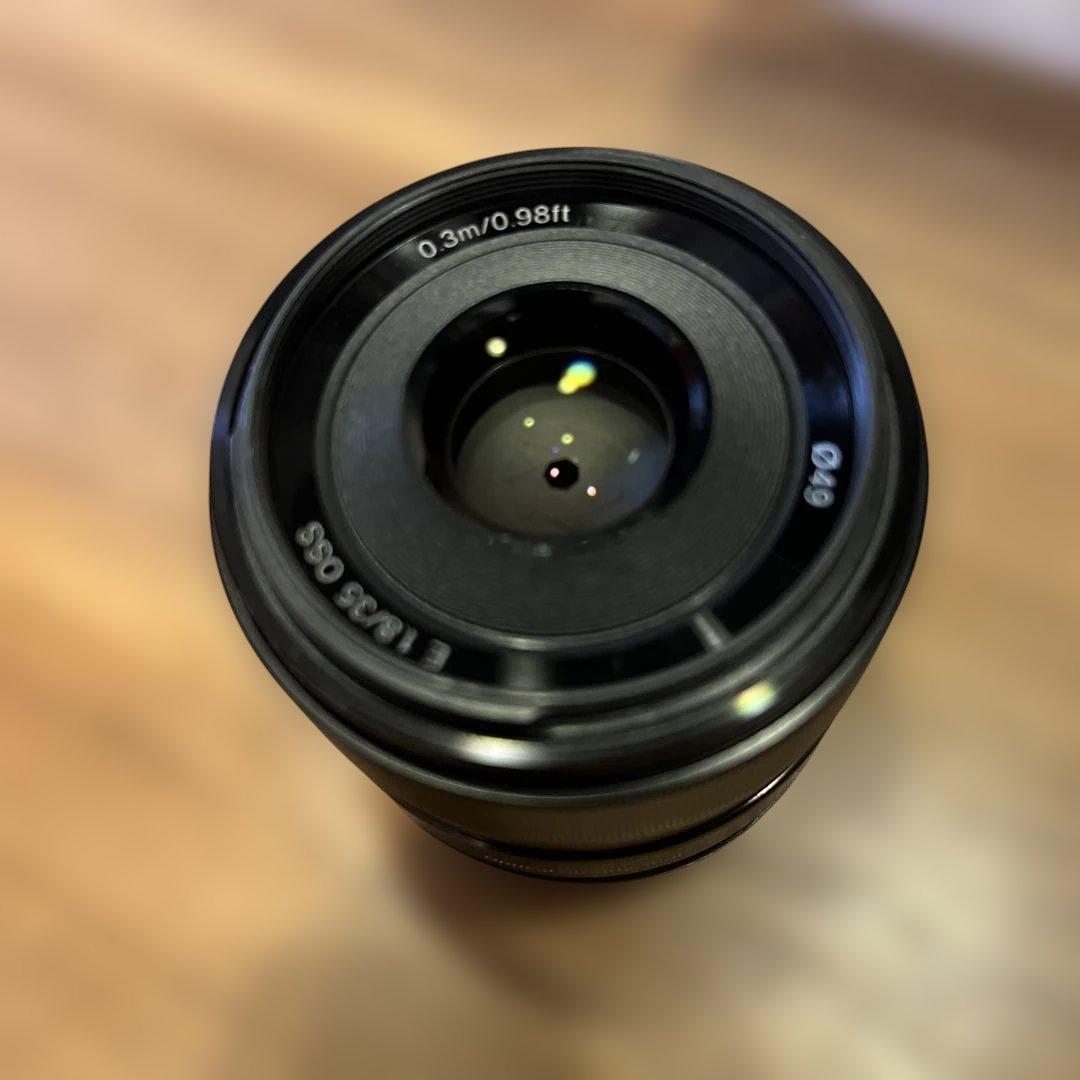 SONY E35mm F1.8 OSS レンズ　プロテクトフィルター付