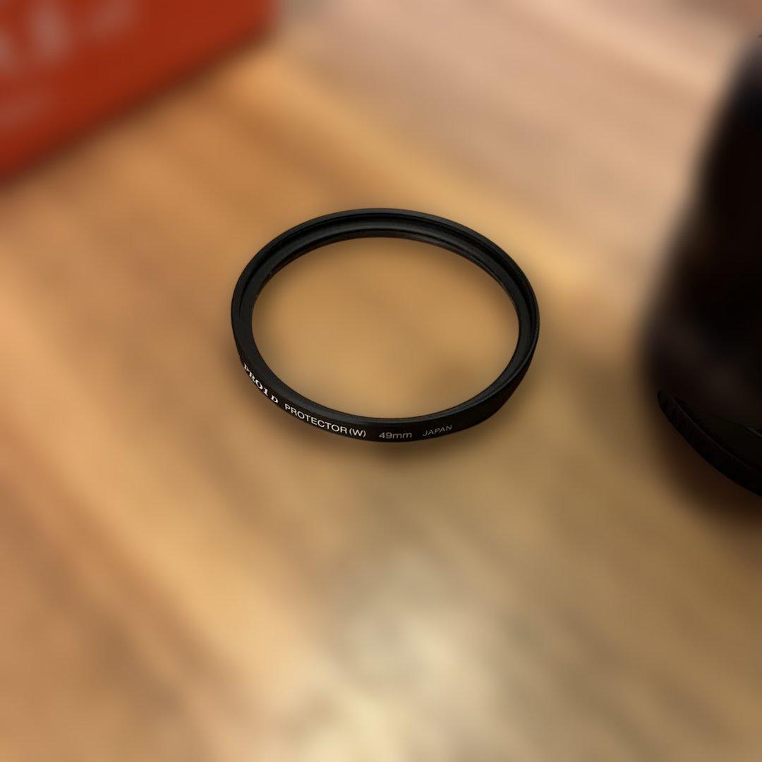 SONY E35mm F1.8 OSS レンズ　プロテクトフィルター付