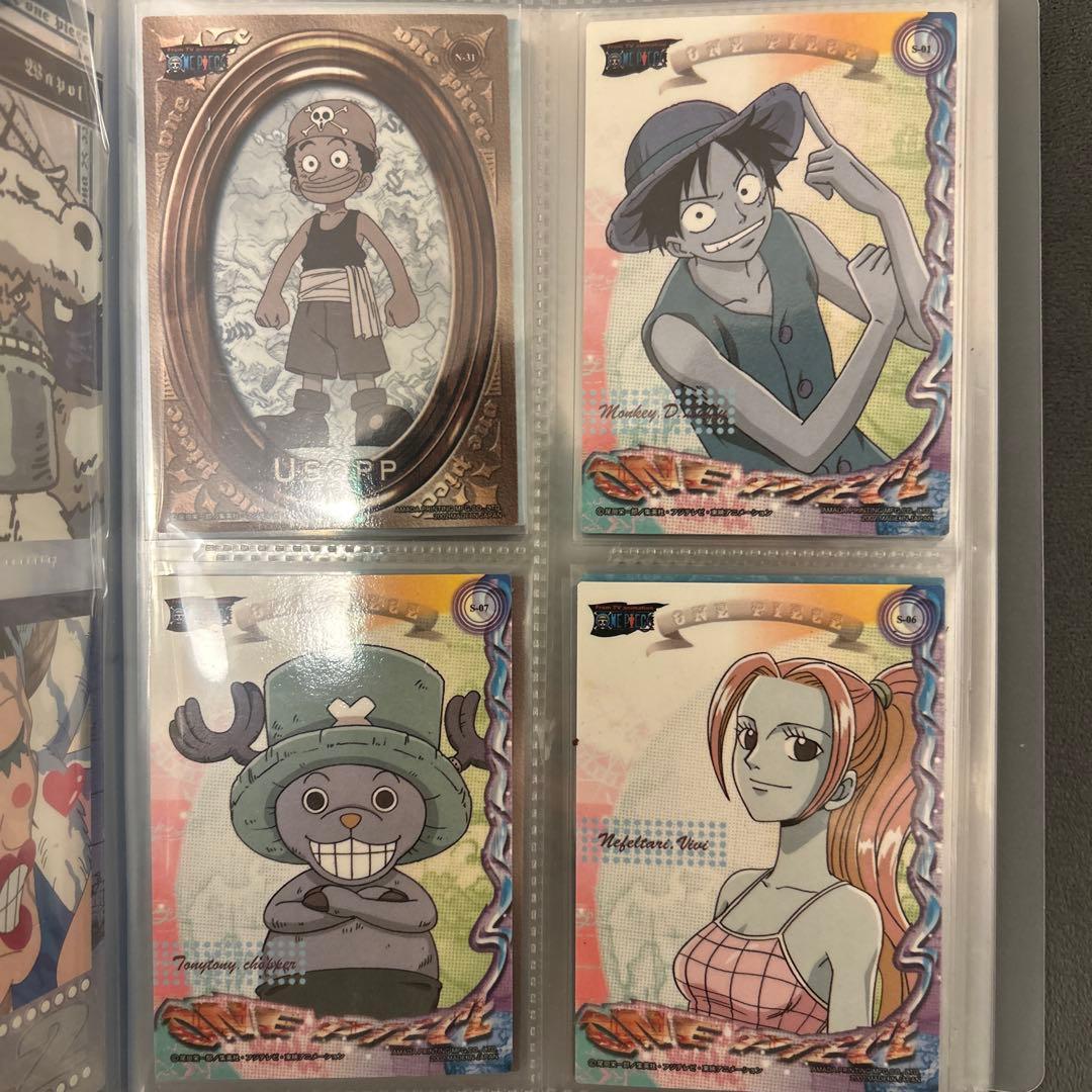 ワンピース エッチングカード　セット　ルフィ　ビビ　チョッパー　キラ　2002年