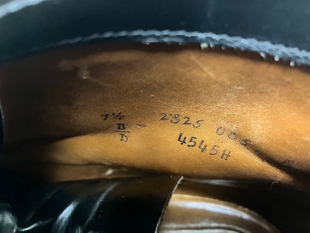 h*k様 Alden タンカーブーツ7.5D 4545H コードヴァン