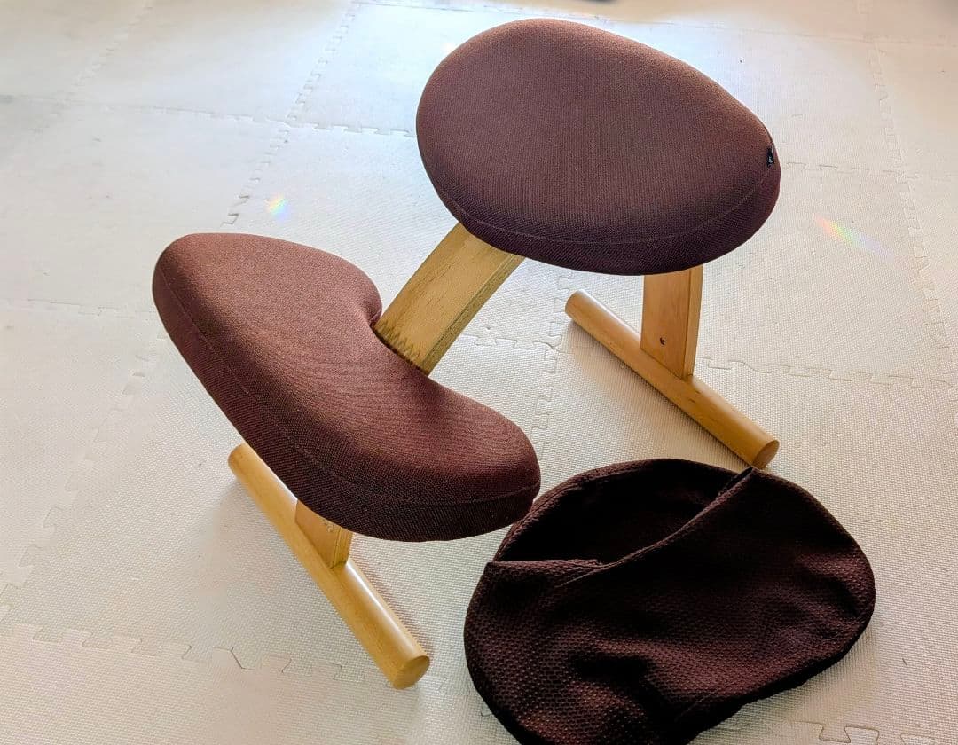 Rybo リボ社 純正撥水替えカバー付　バランスイージー バランスチェア 茶色