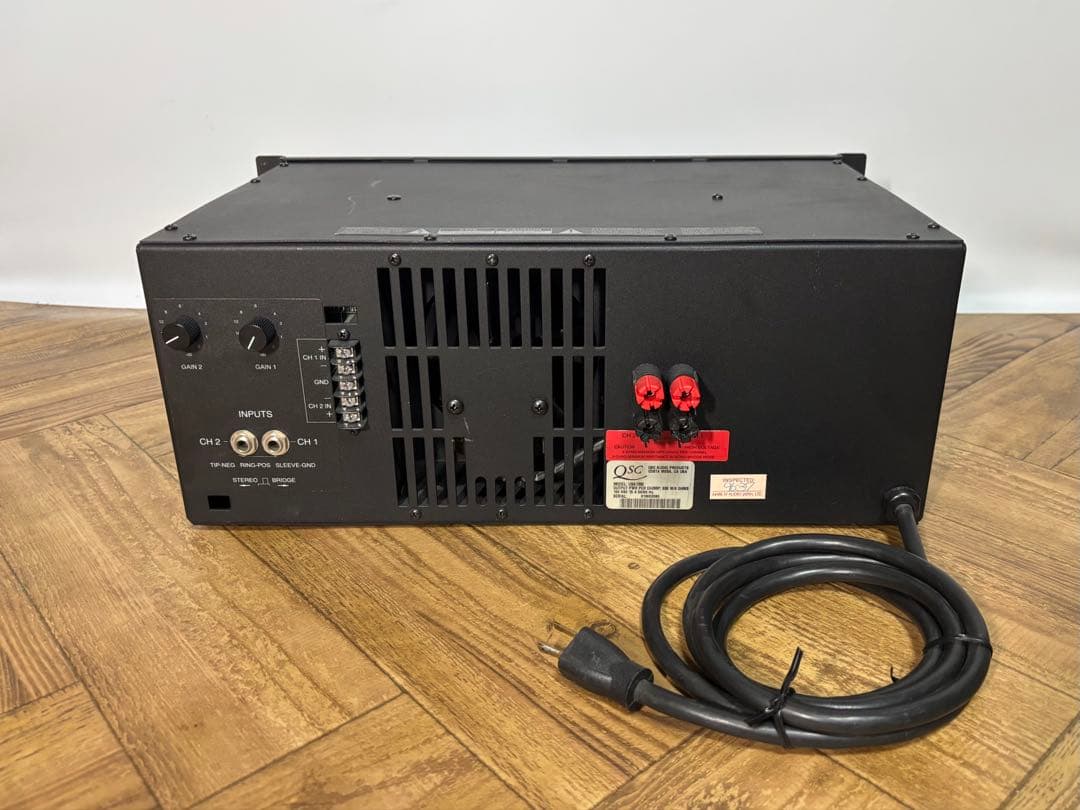ふ*ま様 ◎動作品◎QSC AUDIO◎USA1300◎ステレオパワーアンプ