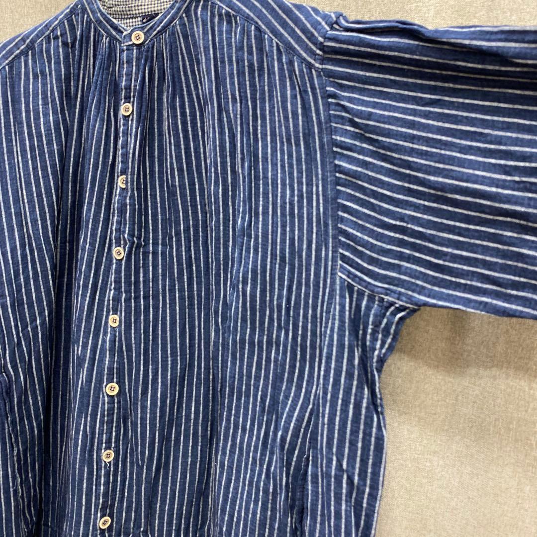 N781◯ 45Rコットンワンピース ストライプ