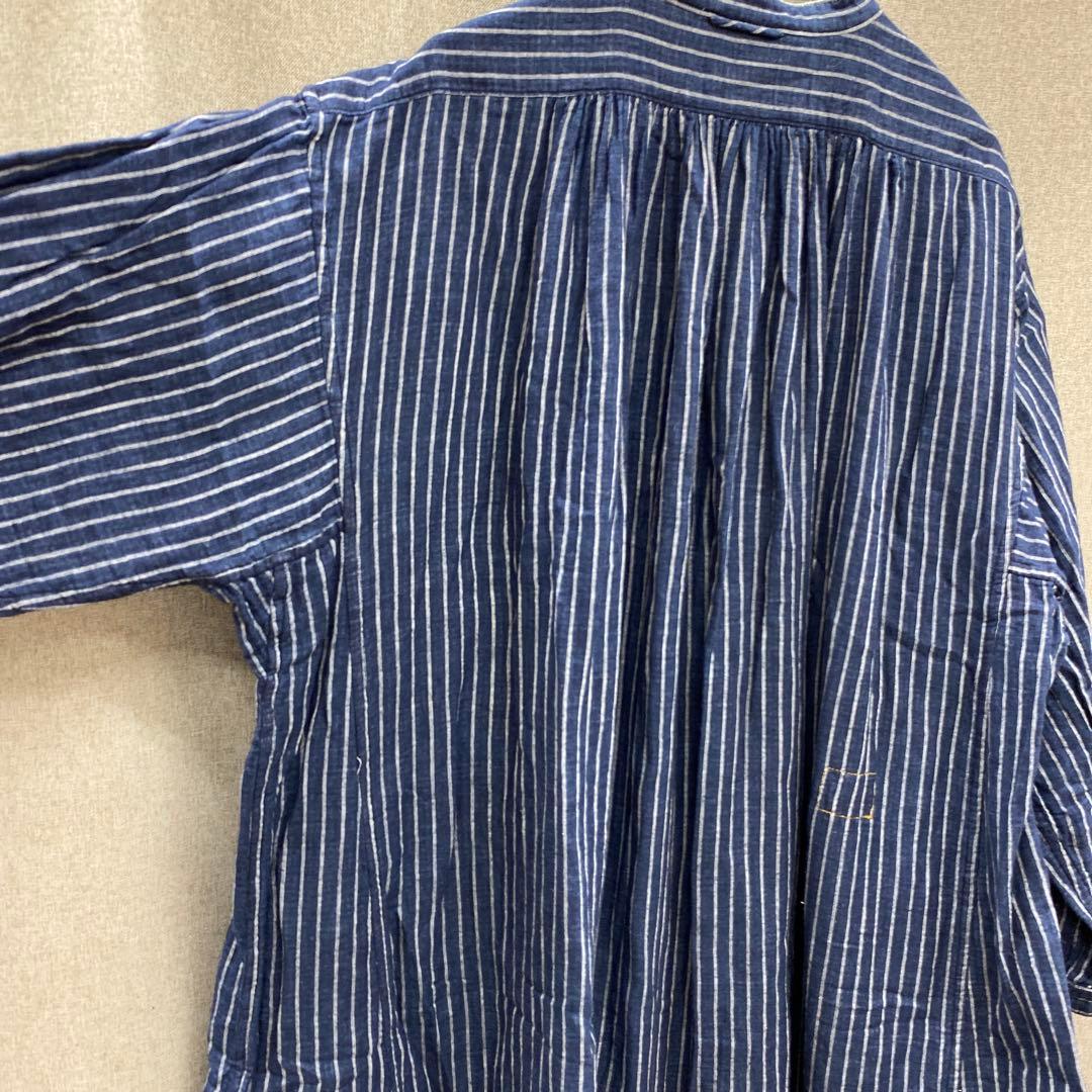 N781◯ 45Rコットンワンピース ストライプ
