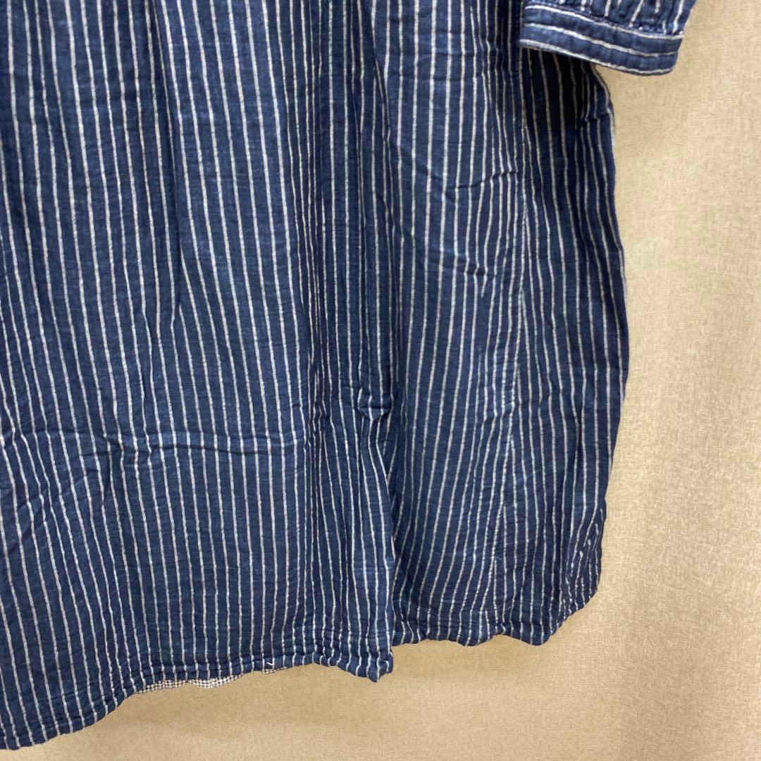 N781◯ 45Rコットンワンピース ストライプ