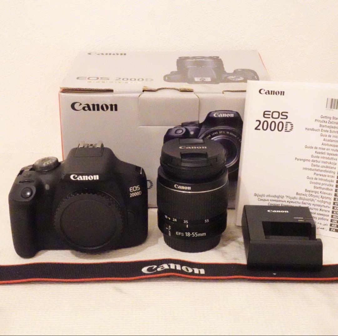 数回使用Canon EOS 2000D Kiss X90 18-55mm II