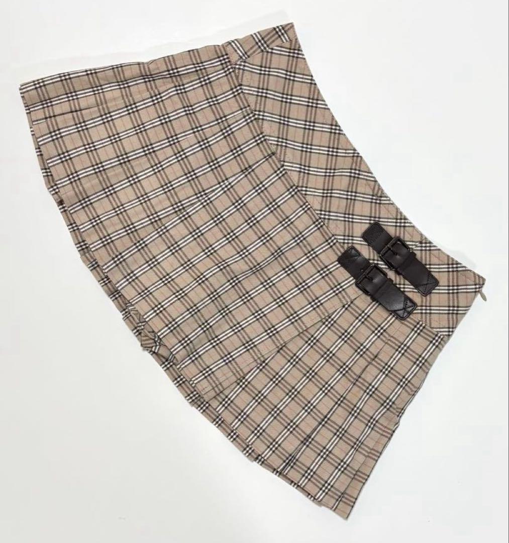 BURBERRY BLUE LABEL ミニスカート インナーパンツ付き