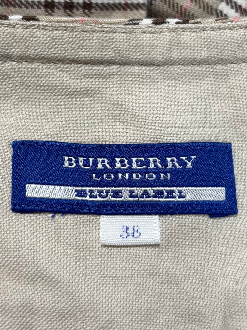 BURBERRY BLUE LABEL ミニスカート インナーパンツ付き