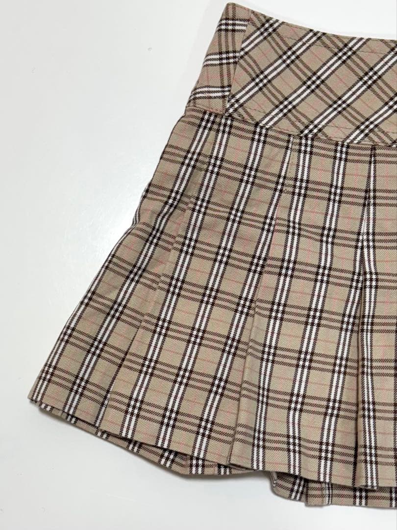 BURBERRY BLUE LABEL ミニスカート インナーパンツ付き