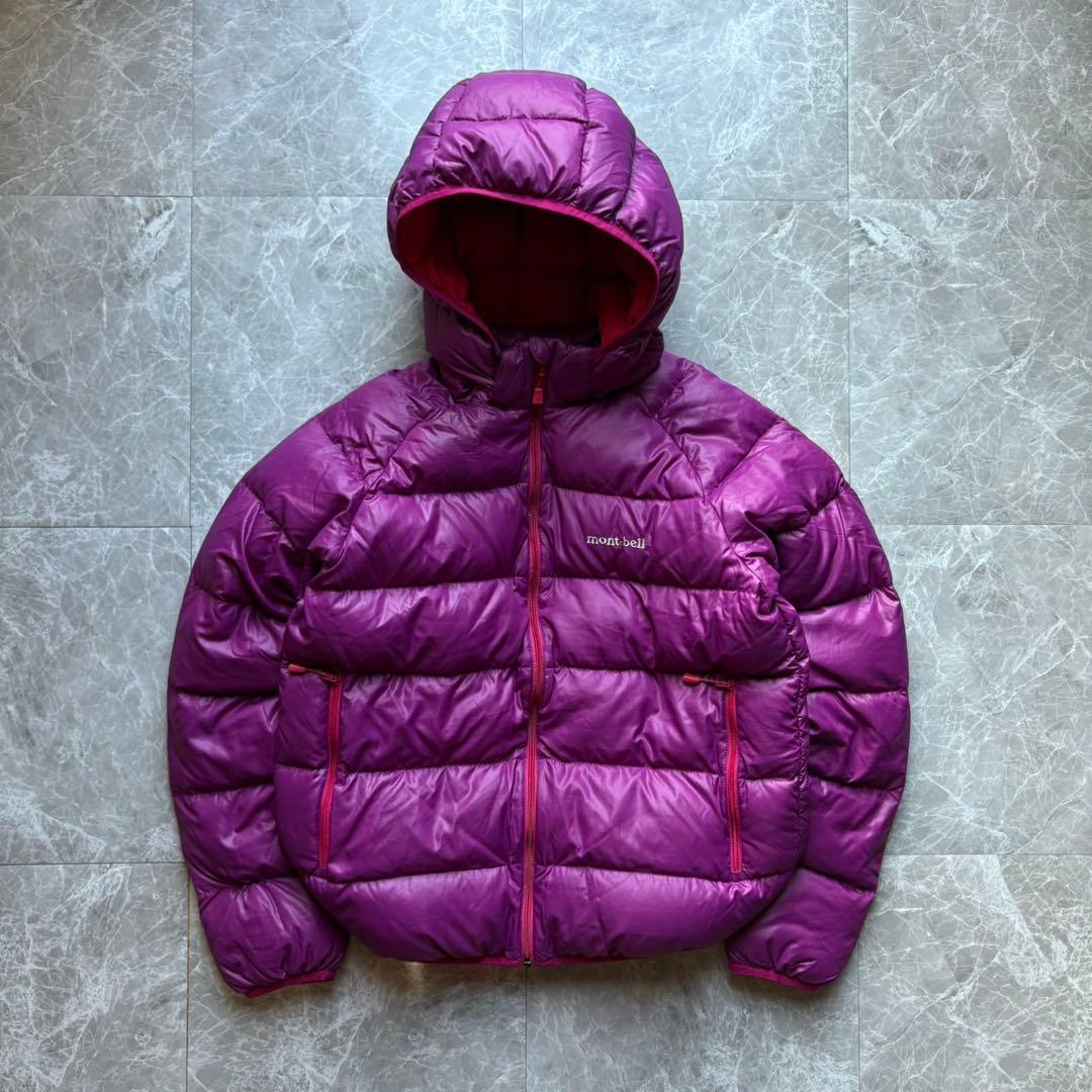 【美品‼️】mont-bell ダウンジャケット パープル S モンベル 160