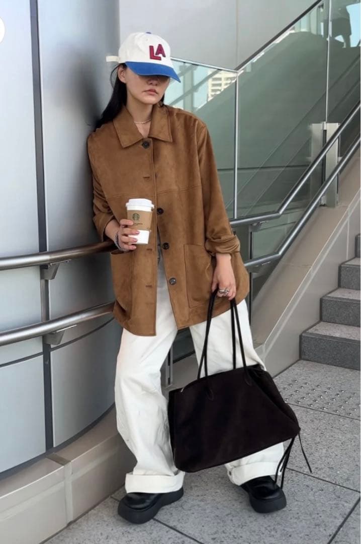 【新品】A.subjjject Suede Touch Box Jacket