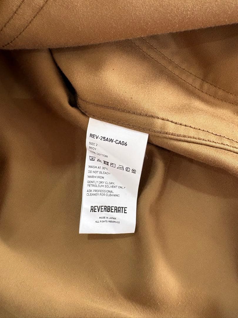 ジャケット・アウター REVERBERATE COVERALL JACKET